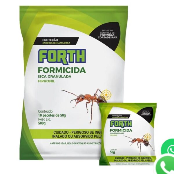 Forth Formicida Isca 500g Pct 10x50g